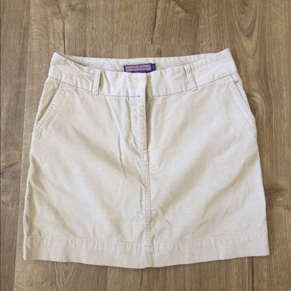 Vineyard vines khaki skirt